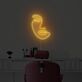 Abstraktes lineares LED Neonschild mit modernem Gesichtsmotiv für Wohnzimmer Schlafzimmer Studio oder stilvolle Wanddekoration