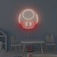 Abstraktes Pilz LED Neonschild Retro Gaming Stil Wandbeleuchtung