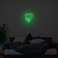 Schmelzendes Herz LED Neonschild mit Tropfeneffekt Moderne Wandbeleuchtung für Schlafzimmer und stilvolle Wohnräume