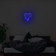 Schmelzendes Herz LED Neonschild mit Tropfeneffekt Moderne Wandbeleuchtung für Schlafzimmer und stilvolle Wohnräume