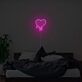 Schmelzendes Herz LED Neonschild mit Tropfeneffekt Moderne Wandbeleuchtung für Schlafzimmer und stilvolle Wohnräume