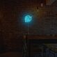 Abstraktes Pflanzenblatt LED Neonschild Ruhige Neon Wanddekoration für Wohnzimmer Café und moderne Räume