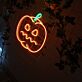 Halloween Kürbis LED-Neonschild für Party