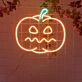Halloween Kürbis LED-Neonschild für Party