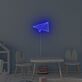 Minimalistisches Papierflieger Motiv LED Neonschild Dezente Neon Wanddekoration für Kinderzimmer Spielbereich und moderne Wohnräume