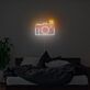 Kamera LED Neonschild Moderne Wandbeleuchtung für Arbeitszimmer Studio kreative Wohnräume und Fotografie Fans