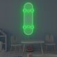 Skateboard Motiv LED Neonschild Moderne Wandbeleuchtung für Kinderzimmer Jugendzimmer Studio und kreative Wohnräume