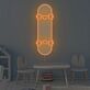 Skateboard Motiv LED Neonschild Moderne Wandbeleuchtung für Kinderzimmer Jugendzimmer Studio und kreative Wohnräume