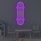Skateboard Motiv LED Neonschild Moderne Wandbeleuchtung für Kinderzimmer Jugendzimmer Studio und kreative Wohnräume
