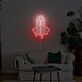 Abstrakte Maskenform LED Neonschild Künstlerische Neon Wandbeleuchtung im modernen Street Art Stil