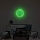 Abstraktes Gaming Kugel Motiv LED Neonschild für modernes Zimmer und Setup