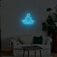 Minimalistisches Meditationsmotiv LED Neonschild für ruhige Wanddekoration