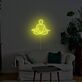 Minimalistisches Meditationsmotiv LED Neonschild für ruhige Wanddekoration