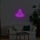 Minimalistisches Meditationsmotiv LED Neonschild für ruhige Wanddekoration
