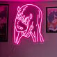 Neon Mädchen Porträt LED Neonschild Wanddekoration