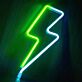 Blitzsymbol LED-Neonschild für Wohnzimmer Bar