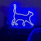gehende Katze LED-Neonschild Wohnzimmer Schlafzimmer
