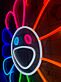 Smiley-Blume als LED-Neonschild