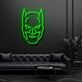 Modernes LED Neonschild mit abstrakter Fledermaus Maske für Wohnzimmer Schlafzimmer und stilvolle Wanddekoration