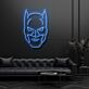 Modernes LED Neonschild mit abstrakter Fledermaus Maske für Wohnzimmer Schlafzimmer und stilvolle Wanddekoration