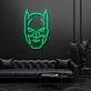 Modernes LED Neonschild mit abstrakter Fledermaus Maske für Wohnzimmer Schlafzimmer und stilvolle Wanddekoration