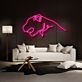 Modernes LED Neonschild mit Bären Silhouette für Wohnzimmer Loft Home Office und stilvolle Wanddekoration