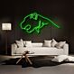 Modernes LED Neonschild mit Bären Silhouette für Wohnzimmer Loft Home Office und stilvolle Wanddekoration