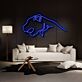 Modernes LED Neonschild mit Bären Silhouette für Wohnzimmer Loft Home Office und stilvolle Wanddekoration