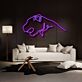 Modernes LED Neonschild mit Bären Silhouette für Wohnzimmer Loft Home Office und stilvolle Wanddekoration