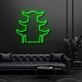 Modernes LED Neonschild mit abstrakter Pagoden Silhouette für Wohnzimmer Loft und stilvolle Wanddekoration