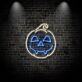 Halloween Kürbis LED Neonschild mit freundlichem Gesicht als stimmungsvolle Wanddekoration für Zuhause, Party, Fenster und saisonale Dekoration