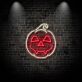 Halloween Kürbis LED Neonschild mit freundlichem Gesicht als stimmungsvolle Wanddekoration für Zuhause, Party, Fenster und saisonale Dekoration
