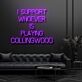 I Support Whoever Is Playing Collingwood Neon Sign