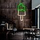 Modernes LED Neonschild Eis am Stiel als stilvolle Wanddekoration für Café, Küche, Dessertladen oder moderne Wohnräume