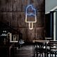 Modernes LED Neonschild Eis am Stiel als stilvolle Wanddekoration für Café, Küche, Dessertladen oder moderne Wohnräume