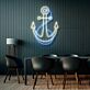 Modernes LED Neonschild Anker als maritime Wanddekoration für Wohnzimmer, Restaurant, Bar oder stilvolle Geschäftsräume