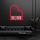 Elegantes Klavier LED Neonschild mit Tastenmotiv für Musikzimmer Wohnzimmer und moderne Wanddekoration