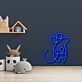 Minimalistisches Bärenmotiv LED Neonschild als sanfte Wandbeleuchtung für Kinderzimmer und Babyzimmer