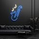 Dekoratives Saxophon LED Neonschild mit Musiknoten für Wohnzimmer Bar und Musikzimmer