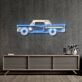 Klassisches Auto LED Neonschild im Retro Design für Wohnzimmer Garage und stilvolle Wanddekoration