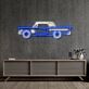 Klassisches Auto LED Neonschild im Retro Design für Wohnzimmer Garage und stilvolle Wanddekoration
