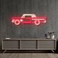Klassisches Auto LED Neonschild im Retro Design für Wohnzimmer Garage und stilvolle Wanddekoration
