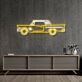 Klassisches Auto LED Neonschild im Retro Design für Wohnzimmer Garage und stilvolle Wanddekoration