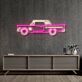 Klassisches Auto LED Neonschild im Retro Design für Wohnzimmer Garage und stilvolle Wanddekoration
