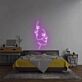 Abstraktes Gesichterprofil LED-Neonschild Schlafzimmer Wohnzimmer