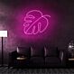 Grünes Blatt LED Neonschild als moderne Wanddekoration für Wohnzimmer Büro oder kreative Innenräume