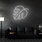 Grünes Blatt LED Neonschild als moderne Wanddekoration für Wohnzimmer Büro oder kreative Innenräume