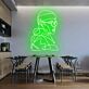 Neon Männer Porträt LED Neonschild Wanddekoration