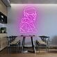 Neon Männer Porträt LED Neonschild Wanddekoration