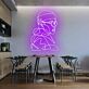 Neon Männer Porträt LED Neonschild Wanddekoration